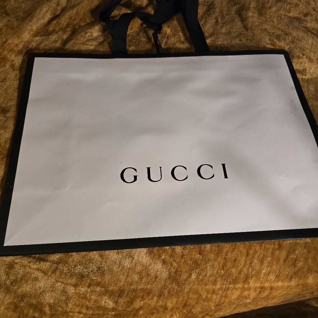 Large Authentic Gucci Shopping Bag